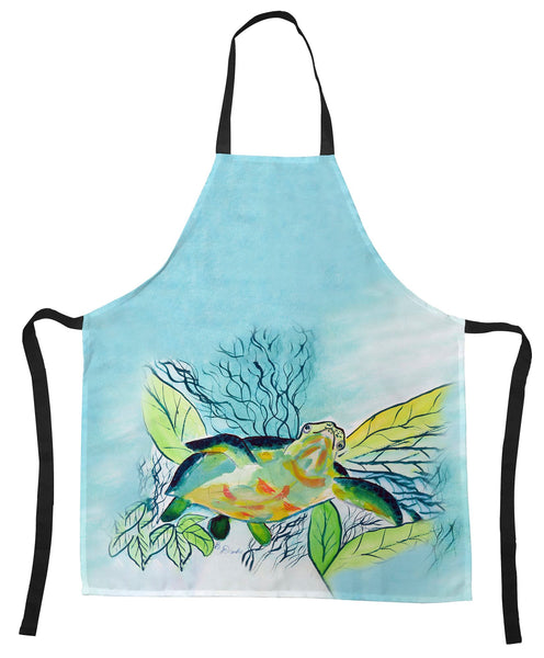 Smiling Sea Turtle Apron