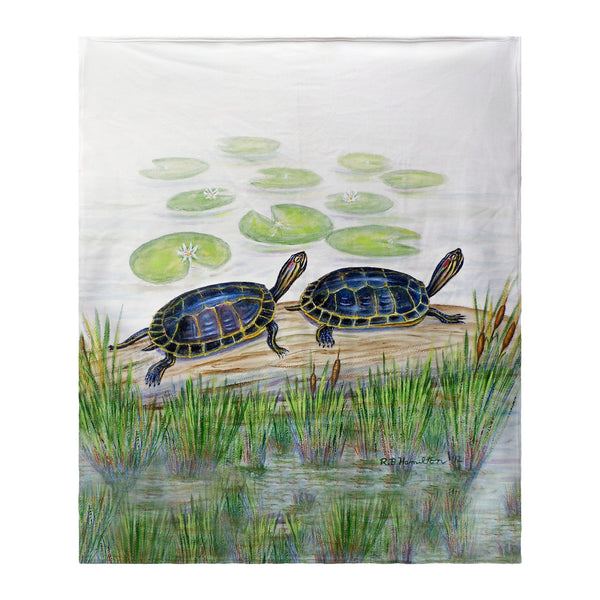 Two Turtles Fleece Throw