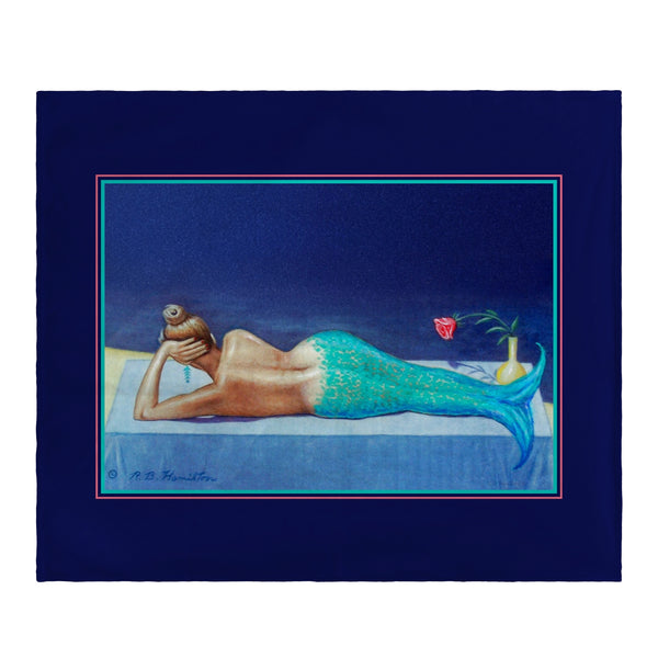 Mermaid Fleece Throw
