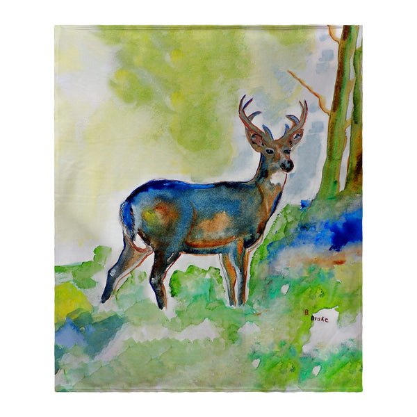 Betsy's Deer Fleece Throw