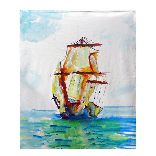 Tall Ships Fleece Throw