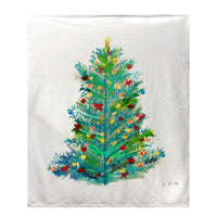 Christmas Tree Fleece Throw