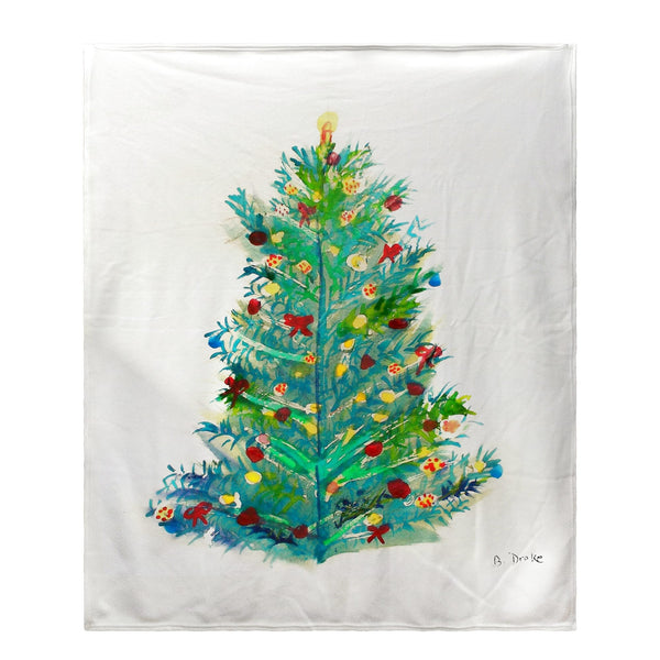 Christmas Tree Fleece Throw