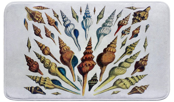 Multi Shells Antique Bath Mat