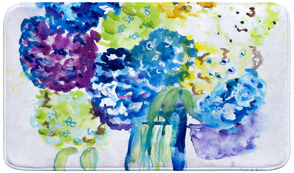 Betsy's Hydrangea Bath Mat