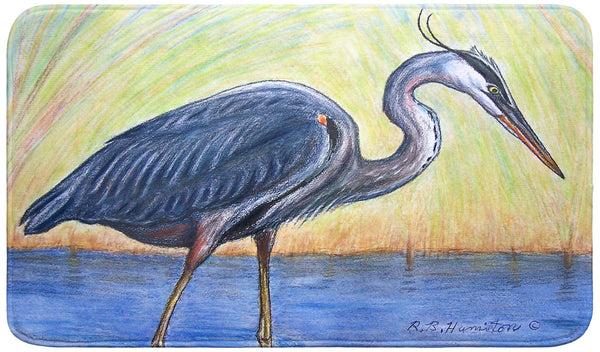 Blue Heron Bath Mat