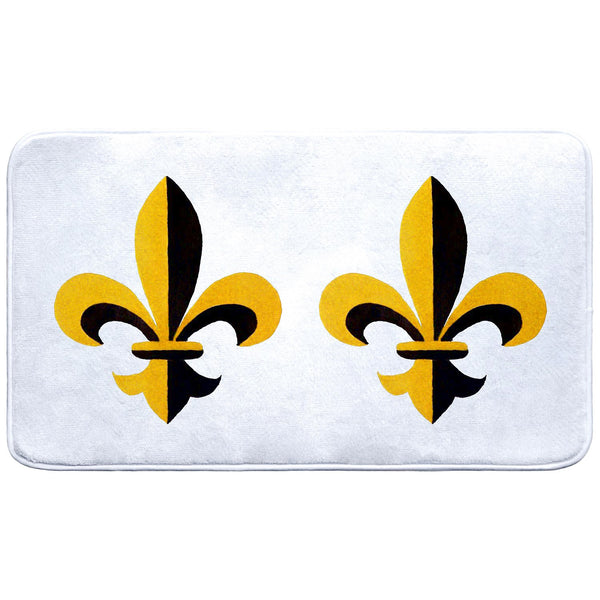 Fleur-de-lis Bath Mat