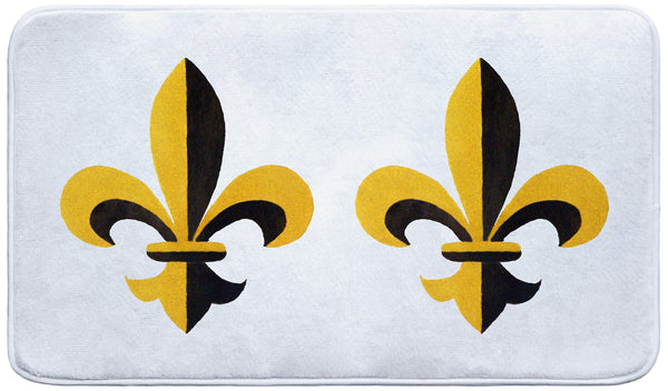 Fleur-de-lis Bath Mat
