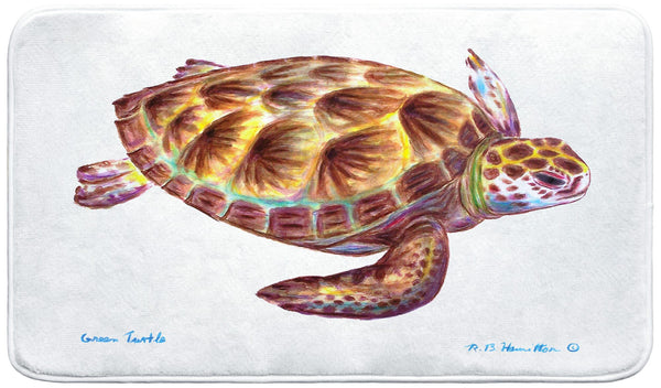 Green Sea Turtle Bath Mat