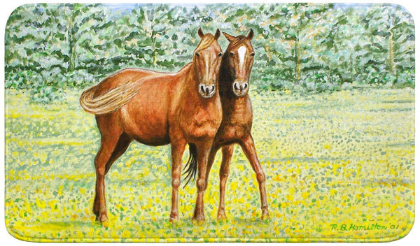 Two Horses Bath Mat