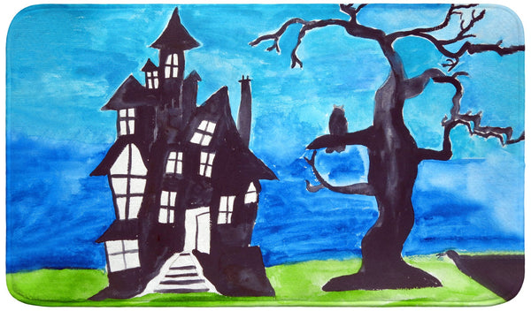 Haunted House Bath Mat
