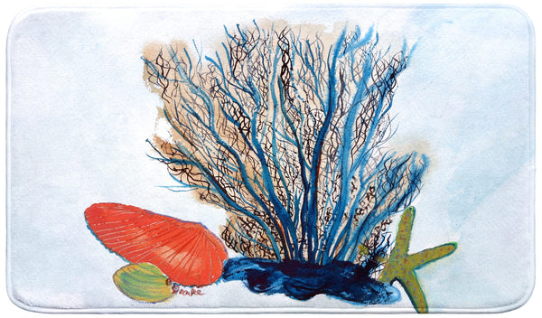 Coral & Shells Bath Mat