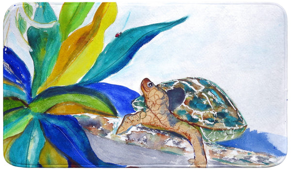 Turtle & Lily Bath Mat