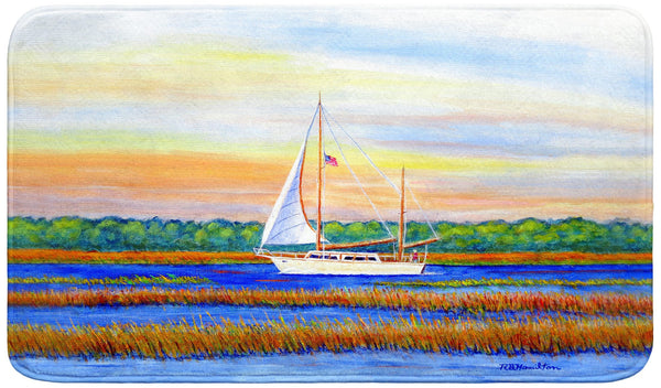 Marsh Sailing Bath Mat