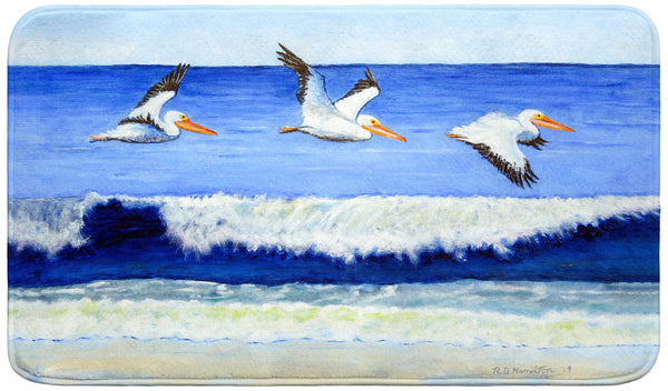 Skimming the Surf Bath Mat