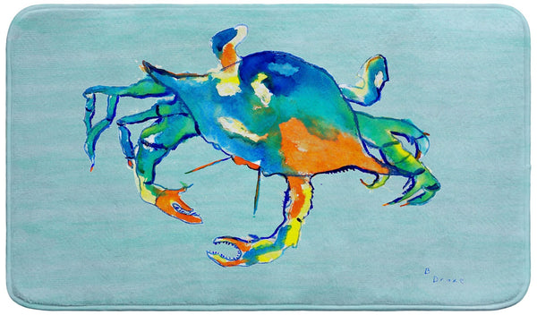 Orange Crab Bath Mat