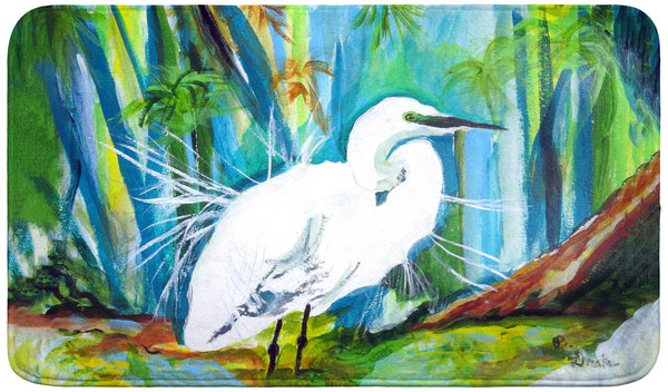Acyrlic Egret Bath Mat