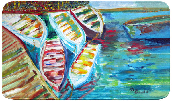 Six Rowboats Bath Mat