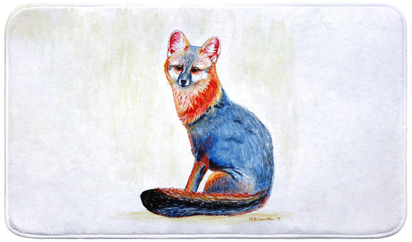 Gray Fox Bath Mat
