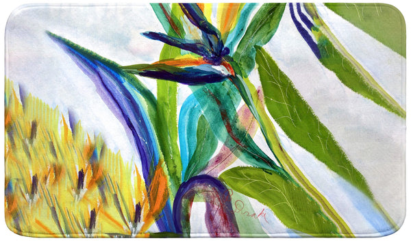 Teal Paradise II Bath Mat