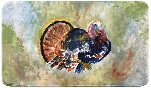 Colorful Turkey Bath Mat