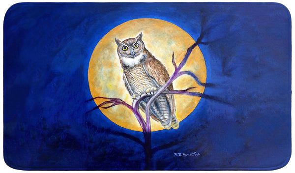 Owl in Moon Bath Mat