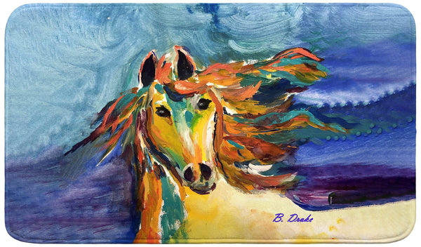 Colorful Horse Bath Mat