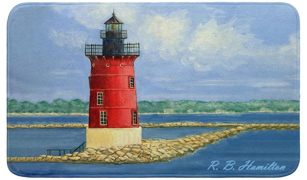 Breakwater Lighthouse Bath Mat
