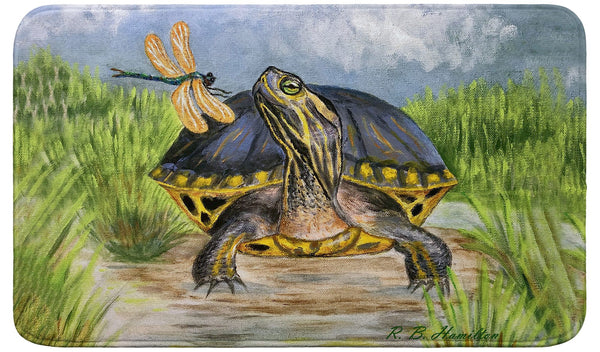 Dragonfly to Turtle Bath Mat