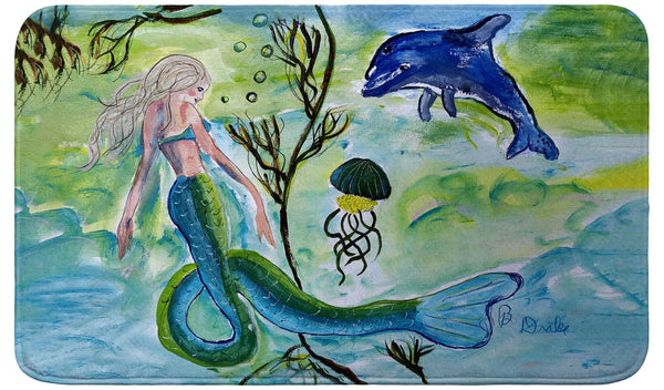 Mermaid & Jellyfish Bath Mat