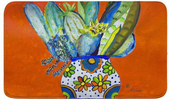 Potted Cactus Bath Mat