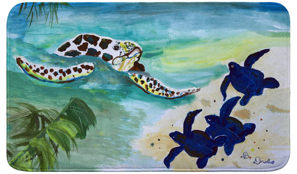 Sea Turtle & Babies Bath Mat