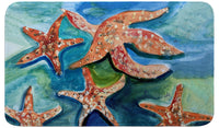 Swimming Starfish Bath Mat
