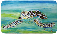 Sea Turtle Surfacing Bath Mat