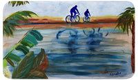 Two Bikers Bath Mat
