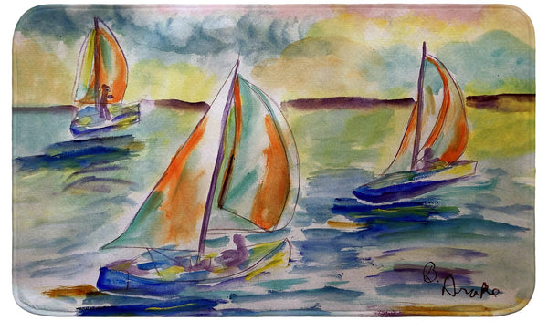 Sail Race Bath Mat