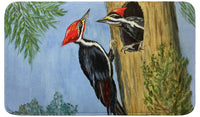 Pileated Woodpeckers Bath Mat