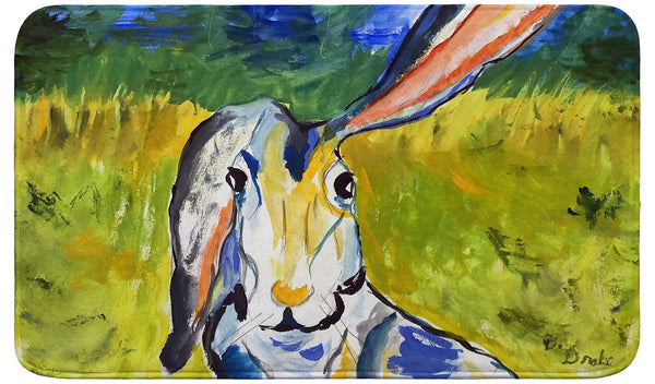 Rabbit Portrait Bath Mat