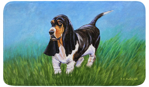 Basset Hound Bath Mat