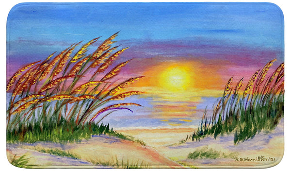 Sea Oats Sunrise Bath Mat
