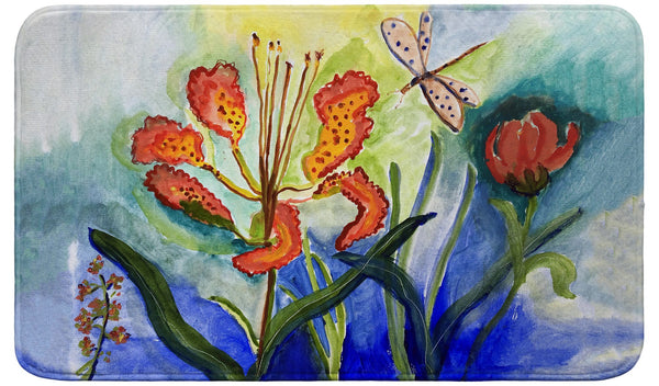 Tiger Lily Bath Mat