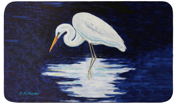 Reflecting Egret Bath Mat