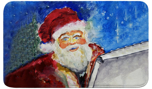 Santa's List Bath Mat