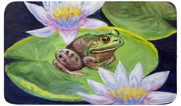 Frog & Lily Bath Mat