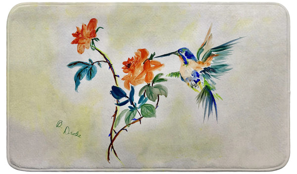 Hummingbird & Rose Bath Mat