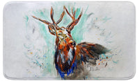 Buck in Fall Bath Mat