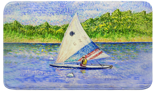 Sunfish Sailing Bath Mat
