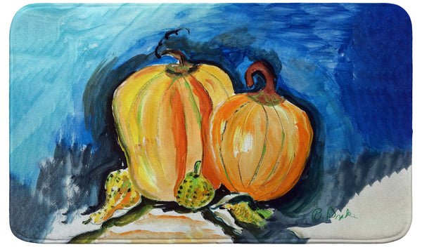 Two Pumpkins Bath Mat