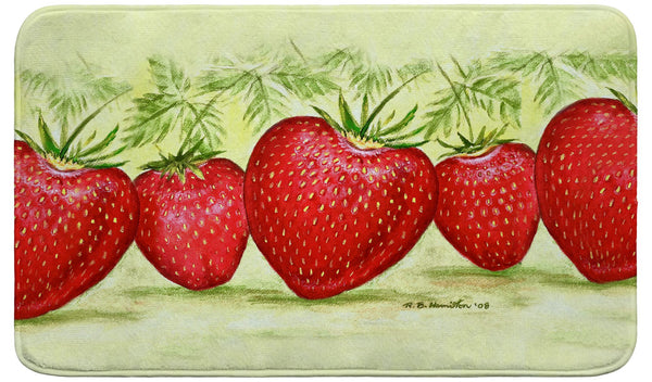 Strawberries Bath Mat