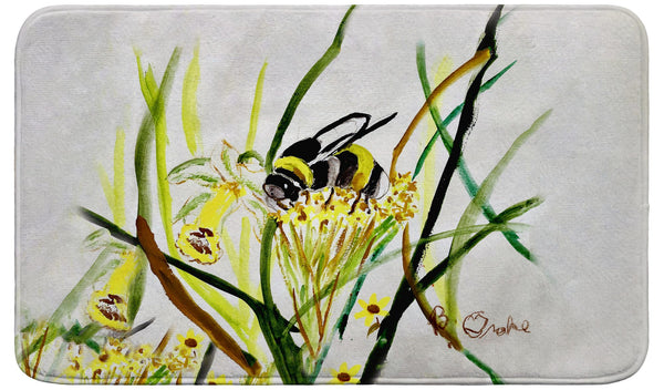 Bee & Flower Bath Mat